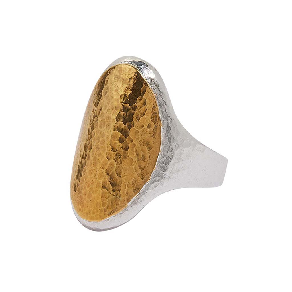 Mango Oval Cocktail Ring