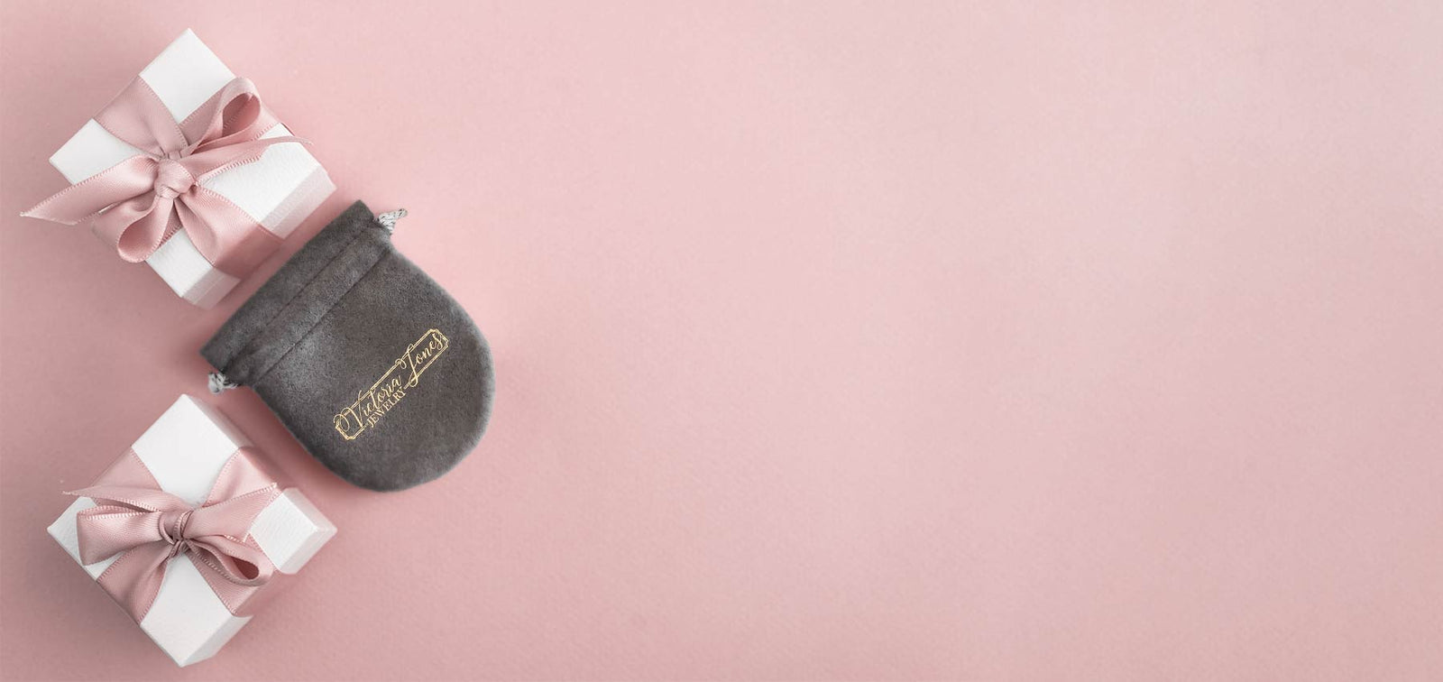 Gift wrapped in Victoria Jones Jewelry packaging