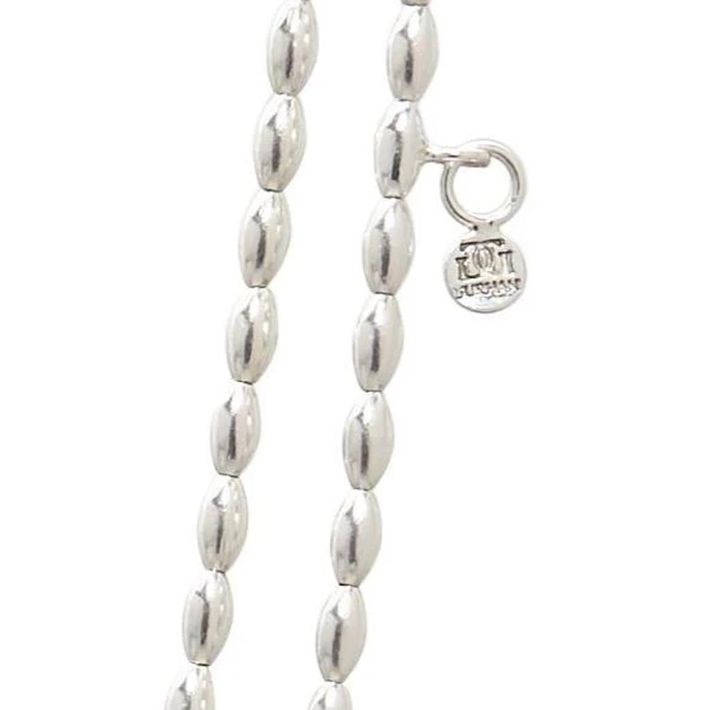 gurhan beaded necklace in sterling silver