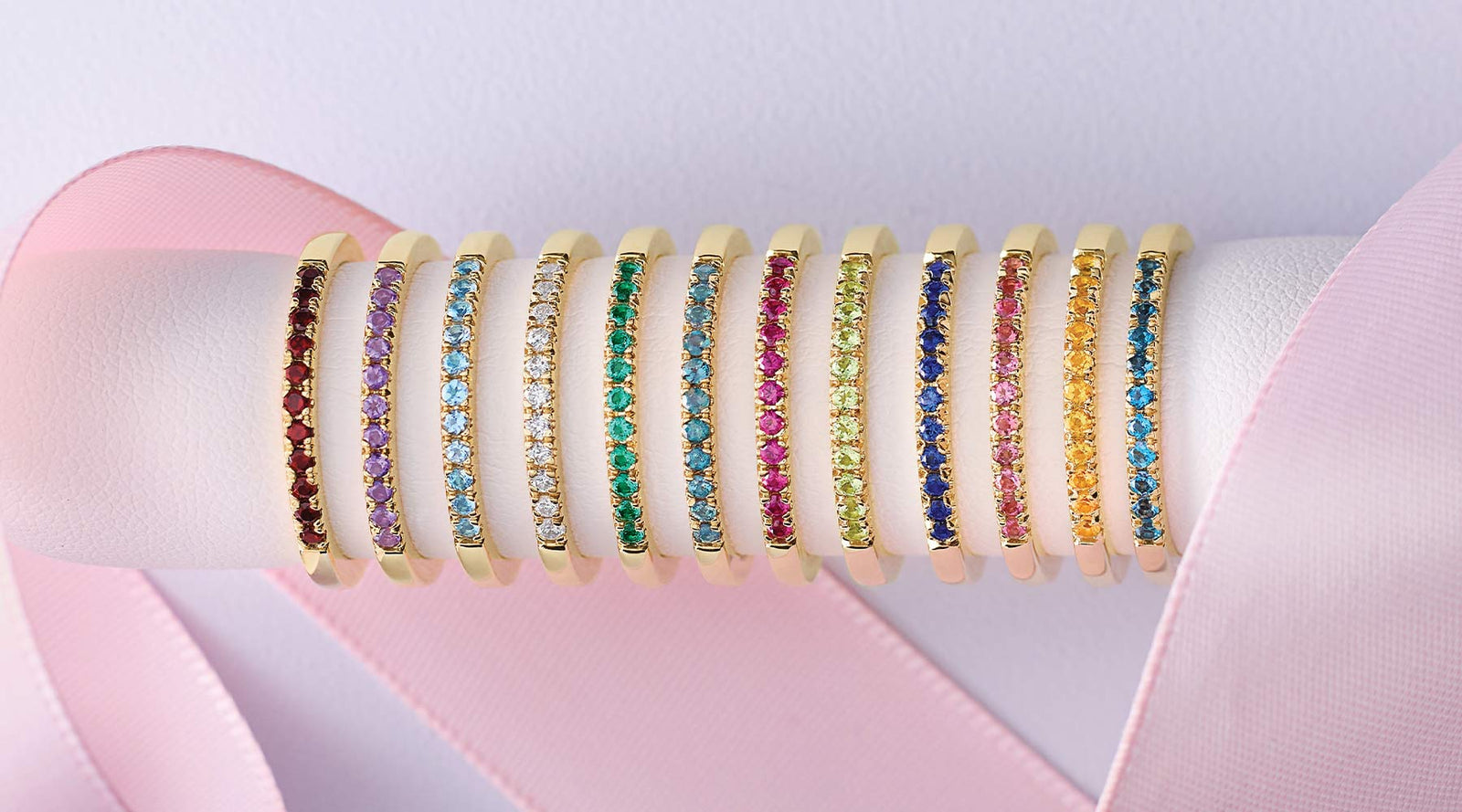 Birthstone jewelry rings in yellow gold in Amarillo, Texas