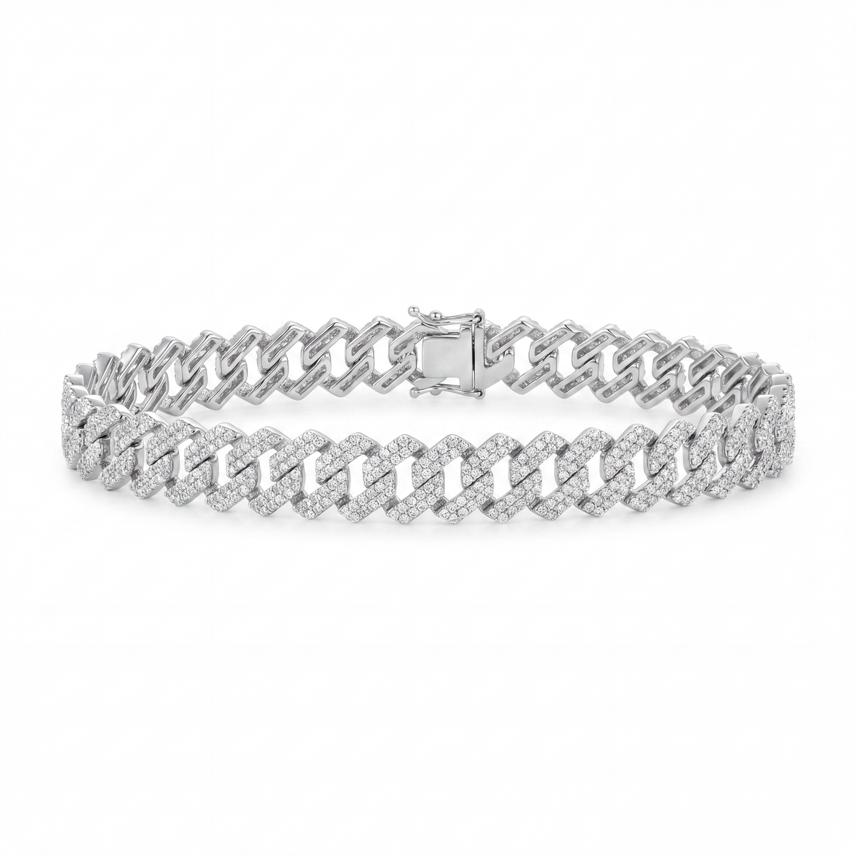 Pave Cuban Link Bracelet