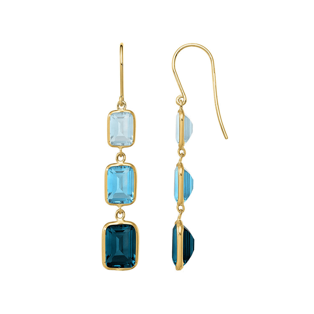 Ombre Tourmaline Dangles