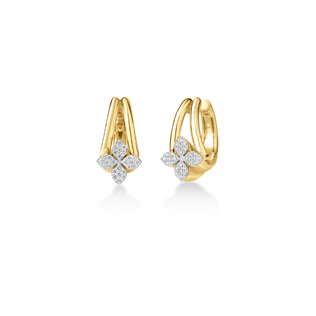 Princess Flower Double Huggie