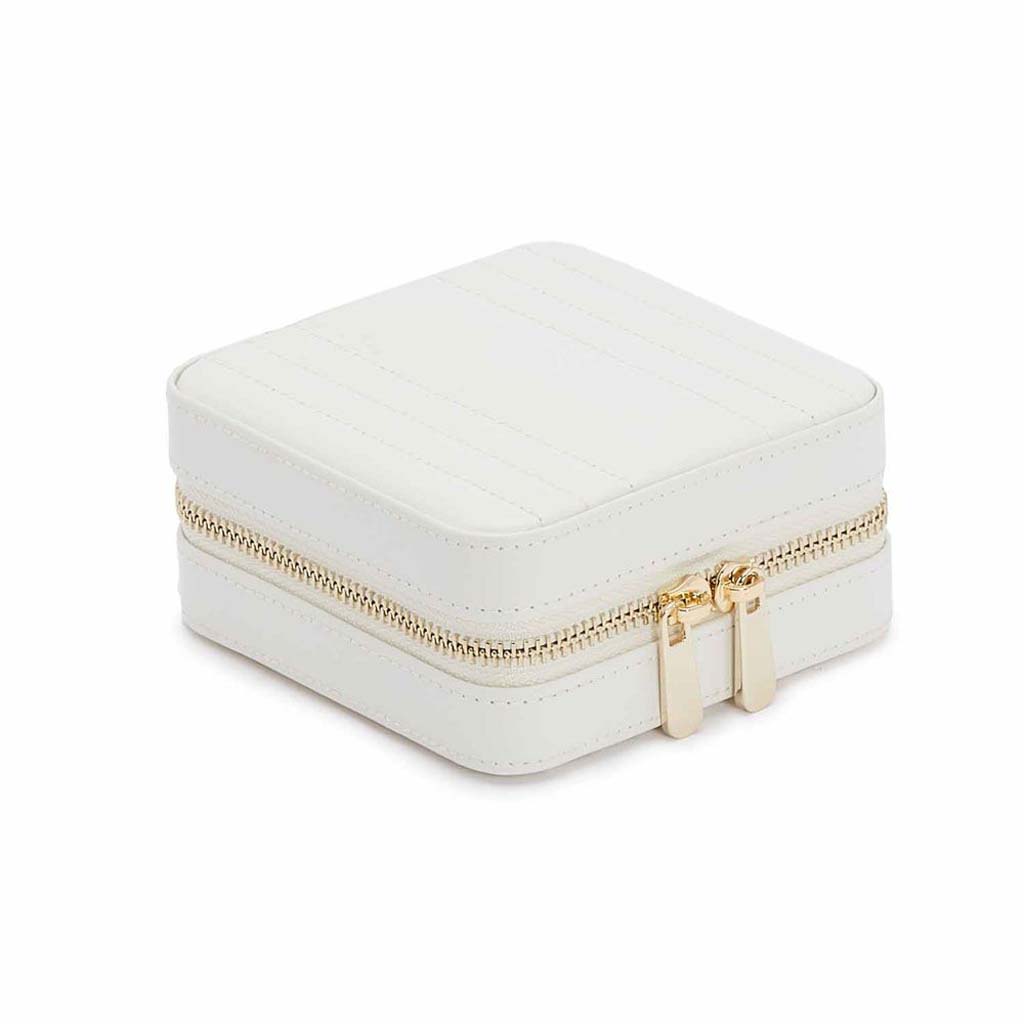 Maria Small Zip Case in White