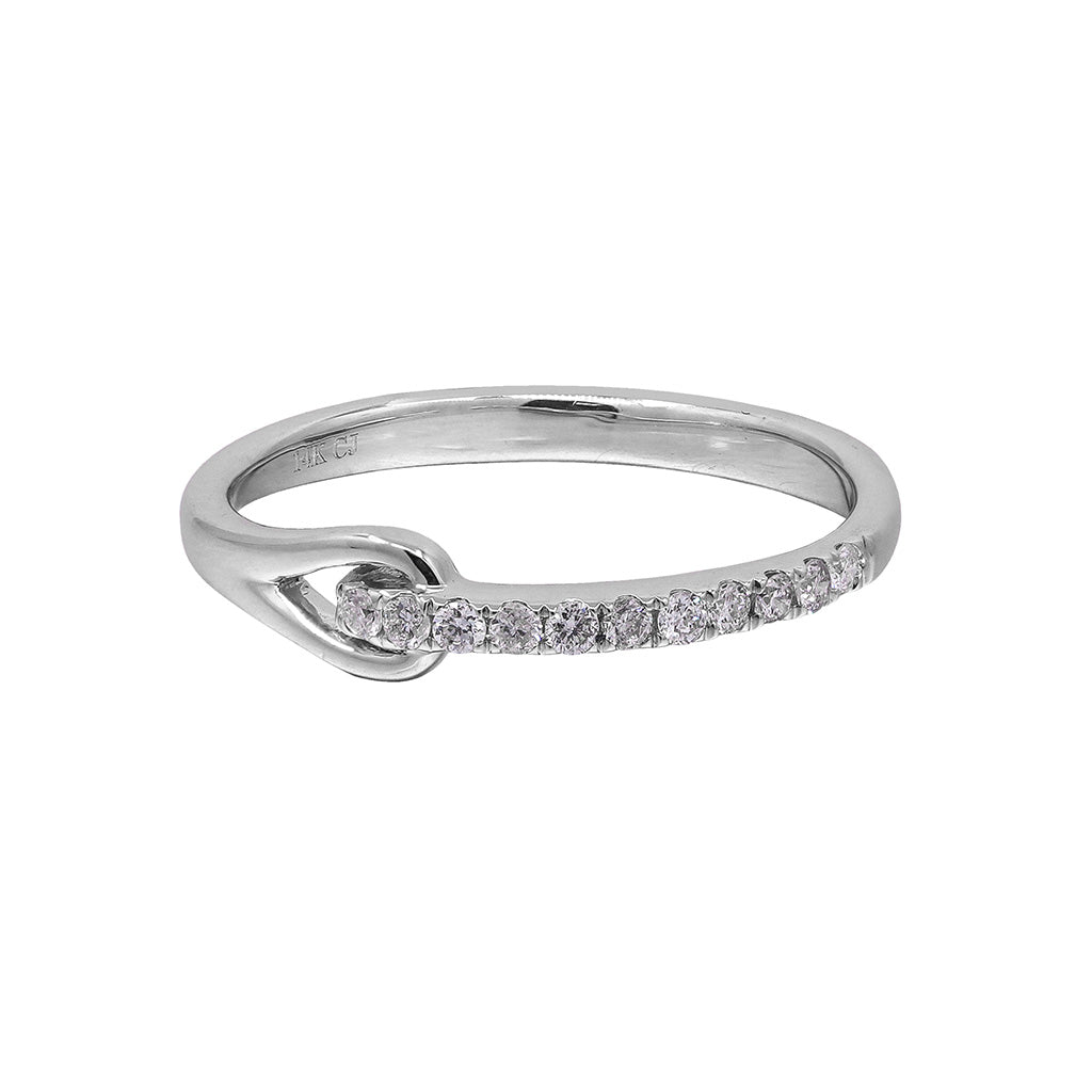 White gold diamond accent ring available at Victoria Jones Jewelry Amarillo Texas