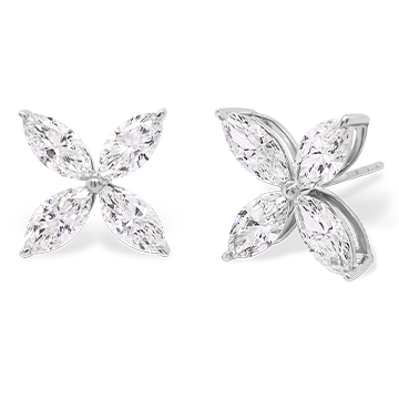 Diamond Marquise Earrings