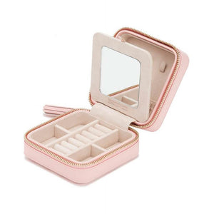 Rose Quartz Caroline Zip Travel Case