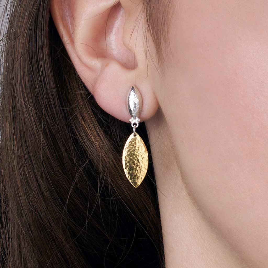 Gurhan Willow flake earrings at Victoria Jones Jewelry