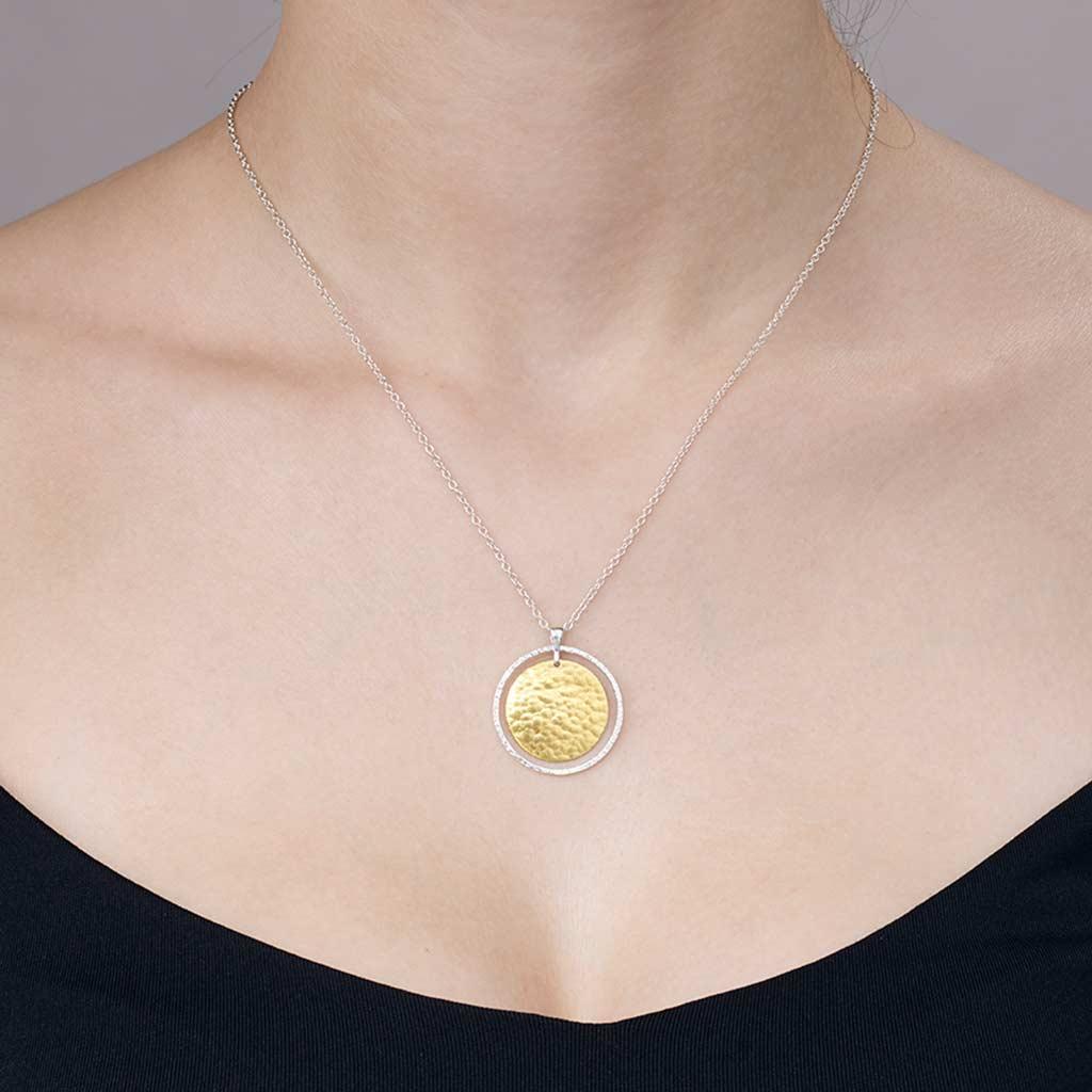 Gurhan Sterling silver and 24k gold overlay Lush necklace