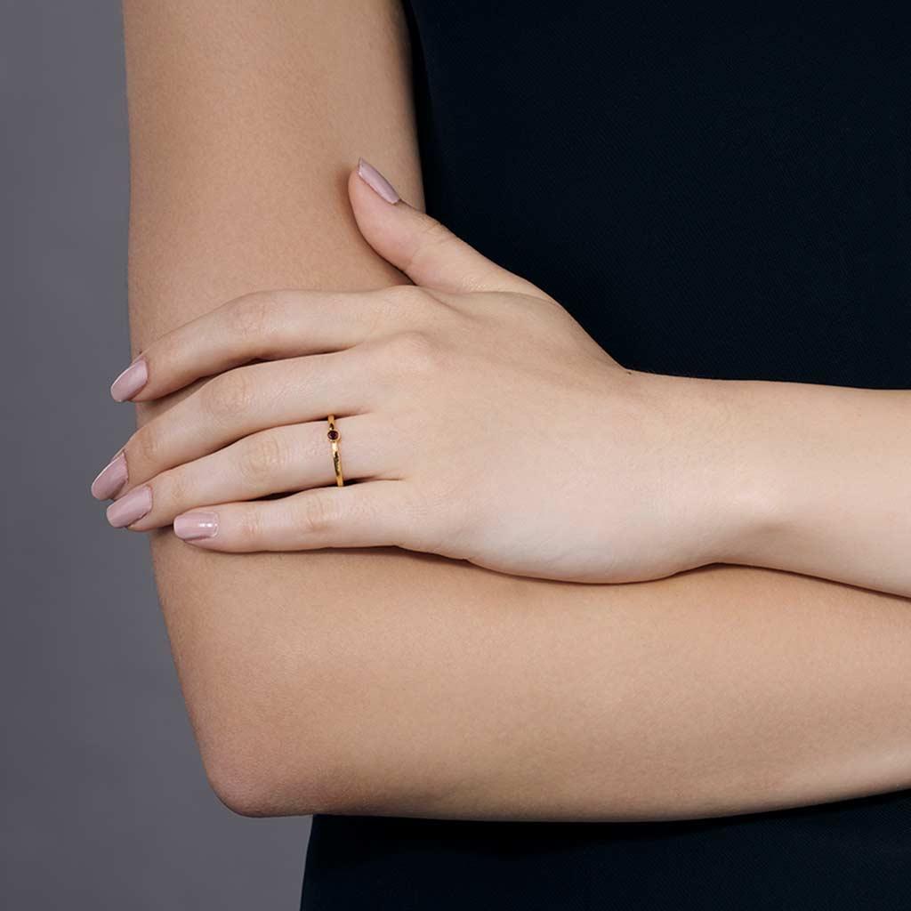 Gurhan Ruby Rain ring in 24k Gold on hand at Victoria Jones Jewelry Amarillo