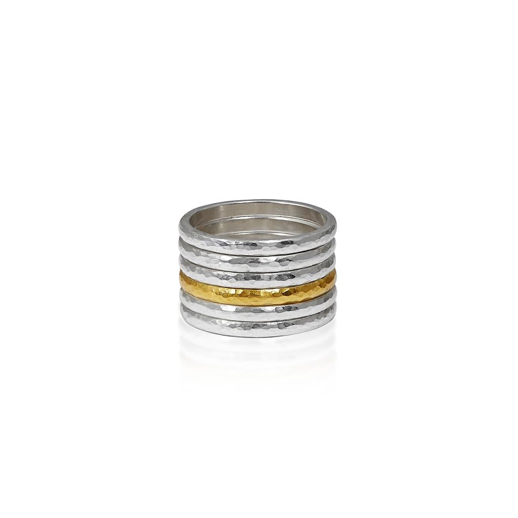 Gurhan cigar band ring two-toned at Victoria Jones Jewelry Amarillo