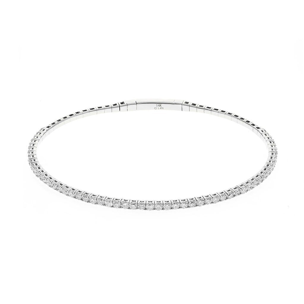 diamond bangle bracelet at Victoria Jones Jewelry
