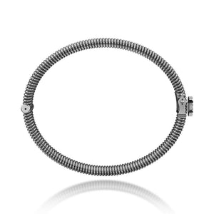 Wide Sterling Silver Bracelet