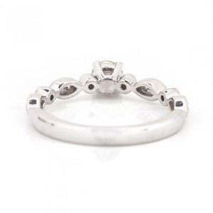 Diamond Milgrain Wedding Ring