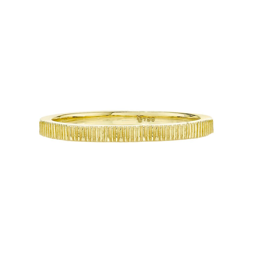 18k yellow gold band