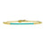 Gold Turquoise Bangle