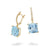 Blue Topaz Earrings