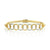 Diamond Strie Link Bangle