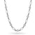 18k white gold DBY diamond by the yard link necklace