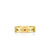 18k yellow gold link ring roberto coin