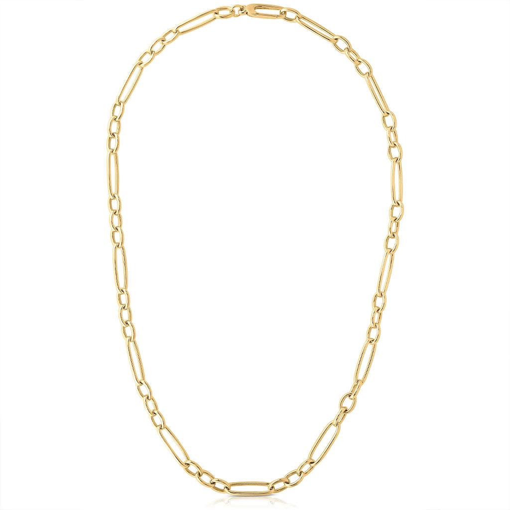 Roberto Coin Designer Gold link necklace in Amarillo