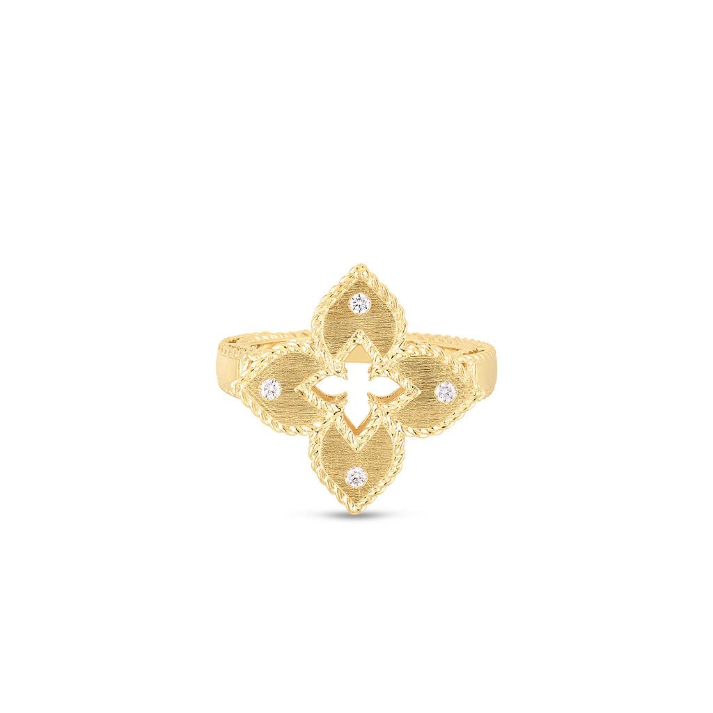 roberto coin flower diamond ring