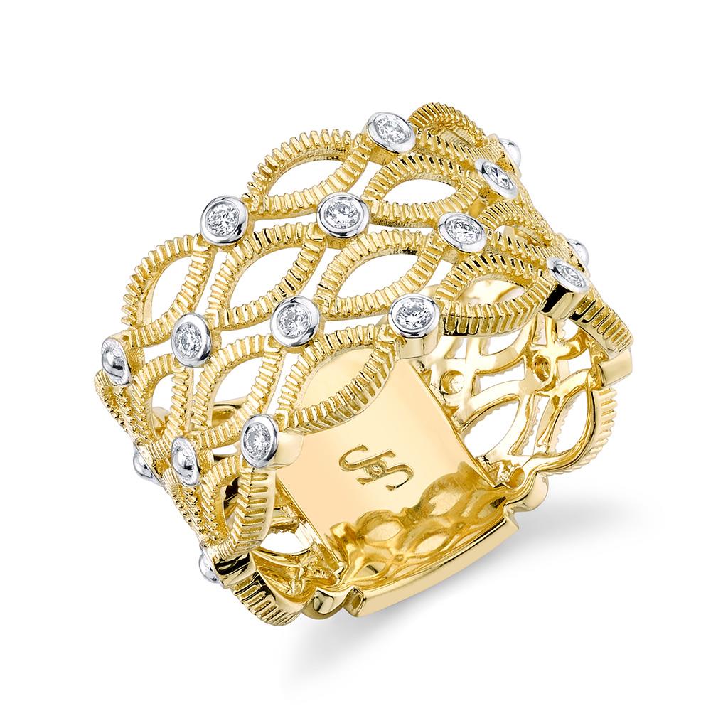 Open Band Yellow Gold Ring