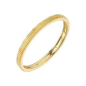 18k yellow gold band