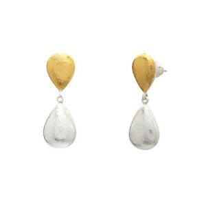 sterling silver yellow gold gurhan drops