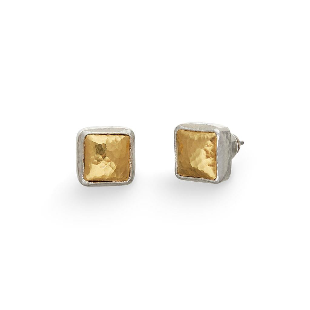 Gurhan square two-toned stud earrings