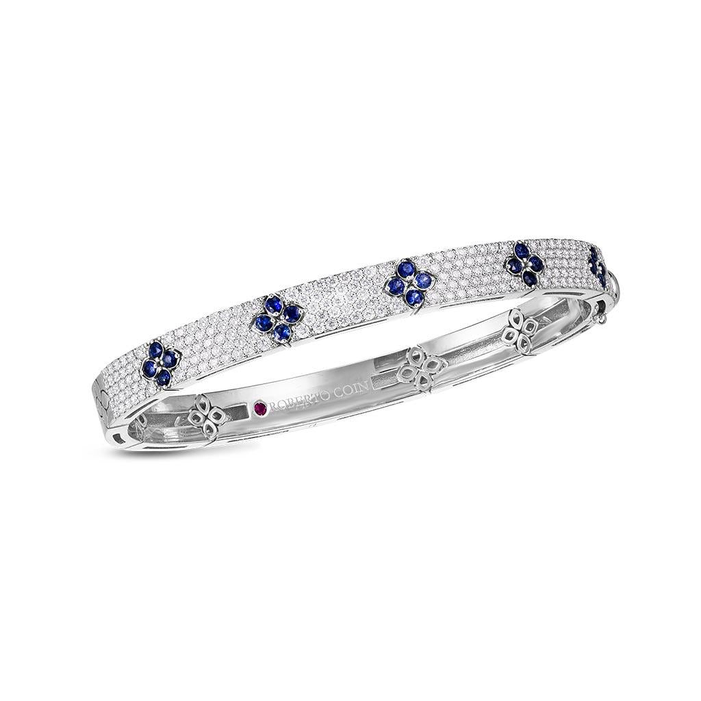 Roberto Coin blue sapphire and diamond bracelet