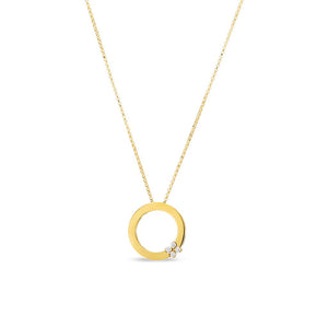 love in verona circle pendant necklace